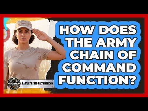 How Does The Army Chain Of Command Function?