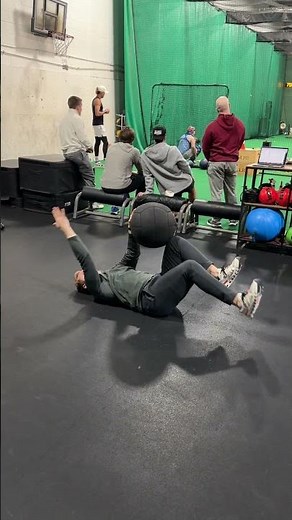 Dead Bug with Med Ball Isometric