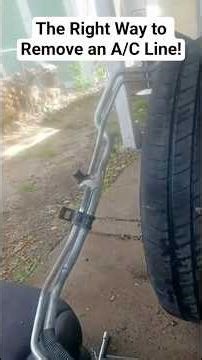 The Right Way to Remove an A/C Line! #auto #like #subscribe #share #comment #cars #parts #tips