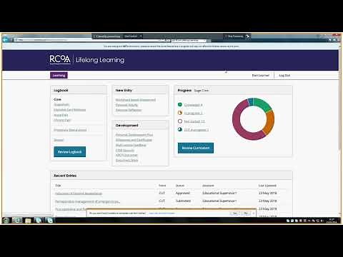 RCoA Lifelong Learning: Introduction and workplace-based assessments
