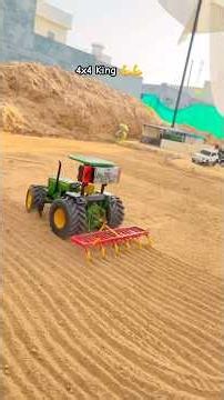 Tochan King john deere tractor with cultivator 🔥🔥tilling field 💪💪