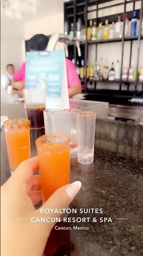 Shots in Cancun Experience at Royalton Chic