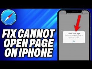 How To Fix Safari Cannot Open Page on iPhone (2025) - Easy Fix
