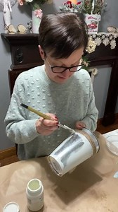 192K views · 3.6K reactions | See how to create thease beautiful farmhouse candle holders from two Dollar Tree galvanized flower pots and two Dollar Store cake pans. | The Crafty Decorator | Facebook