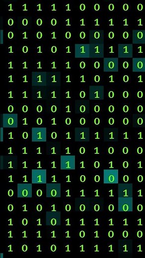 Binary Code Background Loop | Tech & Data Concept | Abstract Motion Video Background Stock Footage