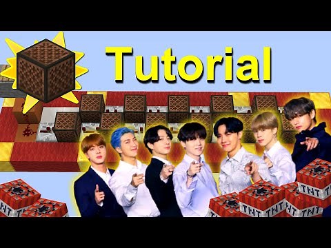 BTS "Dynamite" Minecraft Note Block Tutorial