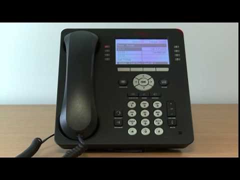 16. Avaya Telephone System - Call Pick Up on the 9608