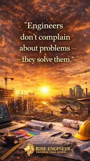 Engineers Don’t Complain — They Solve Problems 💪 | Engineer Motivation