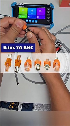 BNC to RJ45 Adapter: Connect, Test, Troubleshoot. #Adapter #Network #Tester #Cable #Troubleshooting