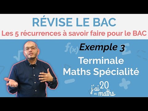 Les 5 récurrences à savoir pour le bac exemple 3 - Terminale Maths Spécialité