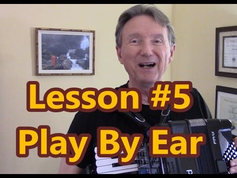 ~Accordion Lesson 5, Play By Ear, Can Can Polka