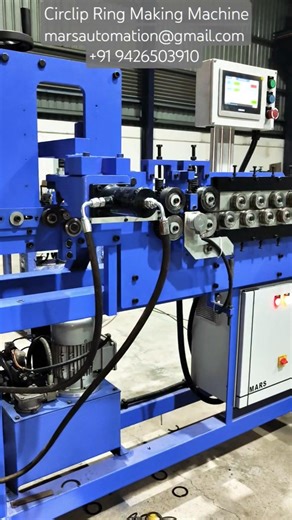 Automatic Circlip Ring Making Machine, Flat Strip Ring Making Machine, Circlip Making Machine #ring