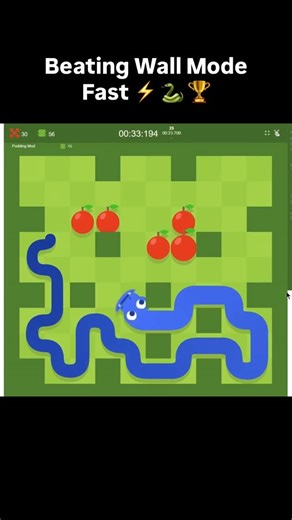 @snake_gamer67 on Instagram: "Beating Wall Mode in Fast Speed #snakegame #foryou #google #livestreamer #snake #challenge #live #gamer #googlesnake #67"