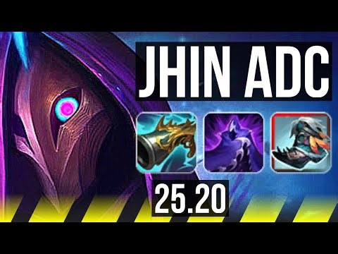 JHIN & Nautilus vs CAITLYN & Leona (ADC) | Godlike | KR Master | 25.20