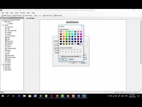 Utilisation d'épi info 7