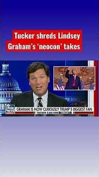 Tucker Carlson torpedoes ‘neocon’ Lindsey Graham #shorts