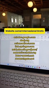 WEBSITE REKOMENDASI DOSEN BUAT CARI JURNAL. GRATIS 100% #tutorial #mahasiswaakhir #mahasiswa ‼️