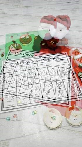 Christmas Circle Time Preschool - December Math & Literacy Activities