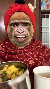 Kanpuriya Bandariya ne banaye Fried Rice aur Chai | Thand mein easy khana 🐒☕🍚