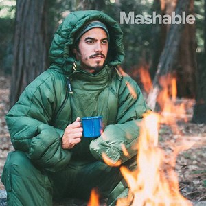 290K views · 709 reactions | Go camping anywhere with this wearable sleeping bag. | Mashable | Facebook