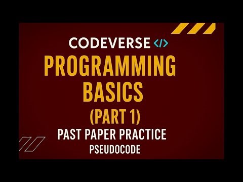 Programming Basics (Part 1)