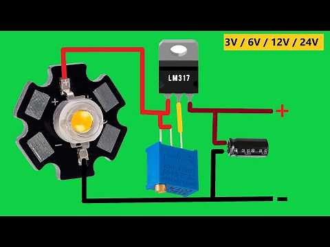 Constant Current High power LED driver using LM317