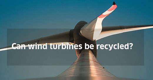Can wind turbines be recycled? | ENGIE