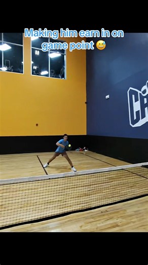 Making him earn it on game point 😅 Wild #pickleball singles point Ray Ban Meta Wayfarer Gen 1s POV