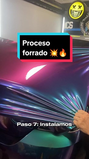 Proceso completo para forrar un carro con vinilo | Tutorial 🚗💥