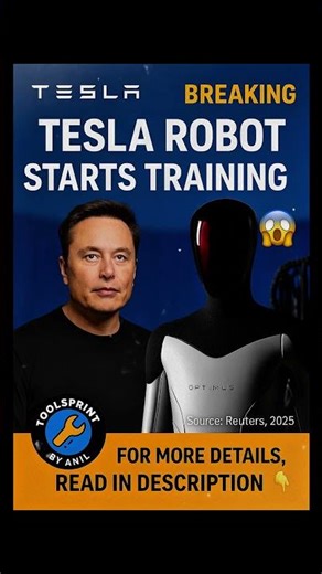 #Tesla Shocking Move: Optimus Training Begins 🚨 | Elon Musk Big Update 2025
