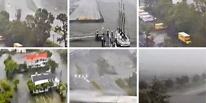 WATCH LIVE: Charleston cams show storm battering S.C. coast