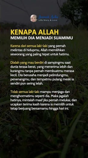 Kenapa Allah Memilih Dia Menjadi Suamimu….. #trending #reels #fbpro #fyp #reelsfb #fyp