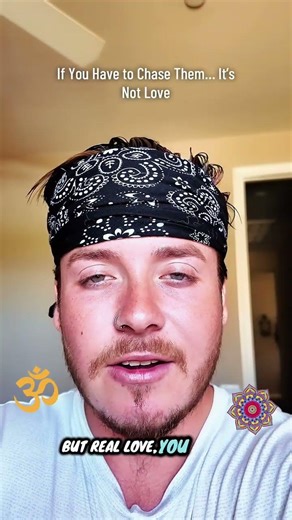 If you have to Chase them it’s not love #consciuosness
