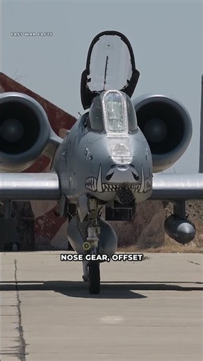 Why the A 10's Nose Wheel Is Off Center