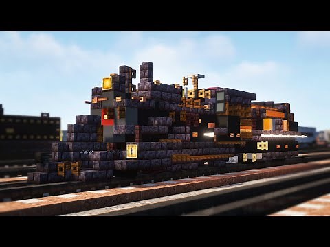 Minecraft Jules Verne Back to the Future Train Tutorial