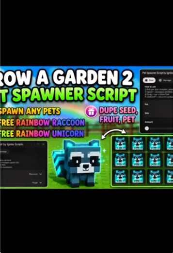 [OP🔥] NEW USER FIRST VID| GROW A GARDEN 2 RELEASE PET SPAWN3R SCRIPT| APPROVED BY MANY PEOPLE🗳️| NICE GENTLY WORKING 100% SAFE KEYLESS🔑🚫 |CHECK IT OUT ITS IN THE COMMENTS #growagarden2 #gag2 #gag2script #roblox