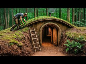 I Built an Underground Bushcraft Survival Shelter | solo survival