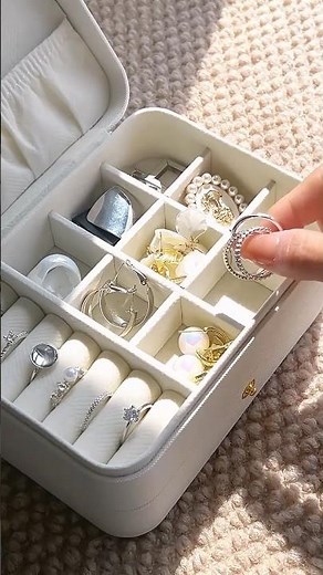 Easily Organize Your Jewelry With This Chic Travel Box🌱