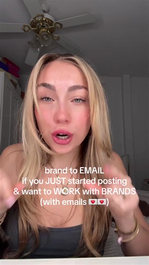 brands to email that works with smaller creators 💻💌 save for later ✨#creatortips #microinfluencer #brandcollabs #contentcreator #contentcreatortips