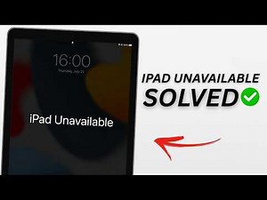 iPad Unavailable issue Solved!