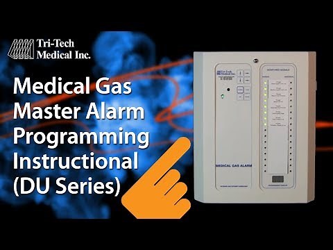 Medical Gas Master Alarm Programming Instructional DU Series | Tri-Tech Medical