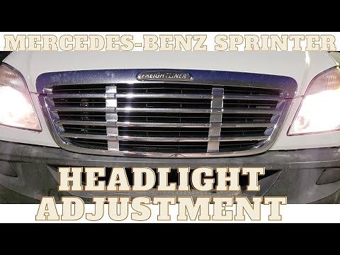 Mercedes Benz Sprinter Headlight Adjustment