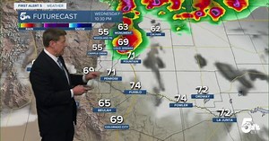 Live Weather Blog: Hail, rain, and flooding already making it across southern Colorado