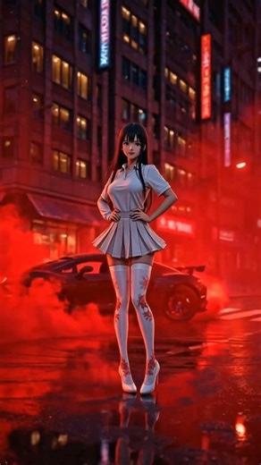 Cyberpunk Night Street Racing | Neon City Car Vibes 🔥 #cyberpunk #nightride #streetracing