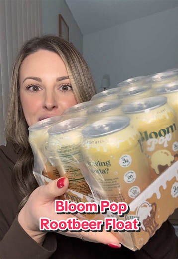 The star of the Super Bowl party this year! Bloom pop root beer float 🏈🥤✨ @Bloom Nutrition #bloompop #prebioticsoda #bloompoprootbeerfloat #superbowlsunday