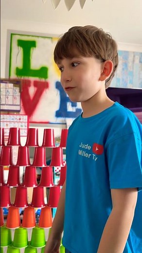 Cup Tower Challenge 😄🔥 Building Cups Fun #judemillertv