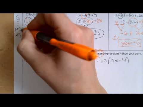 Comparing Equivalent Expressions