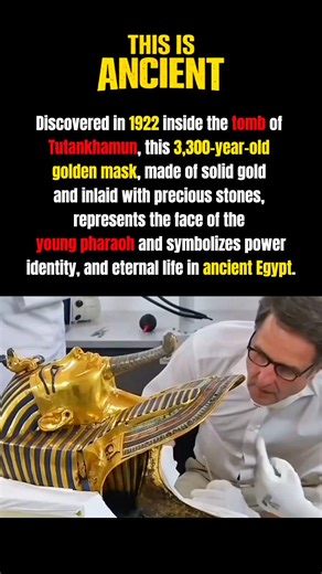 3,300-Year-Old Mask of an Egyptian Pharaoh