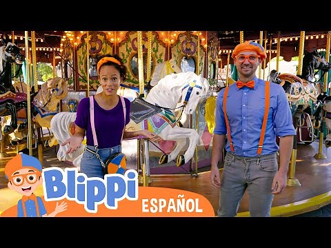 Blippi y Meekah en el parque de diversiones | Blippi Español | Videos educativos para niños