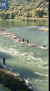 26M views · 52K reactions | A floating journey: The giant bamboo raft, which used to be a major means of transport, is turning into a tourist attraction | China Xinhua News | Facebook